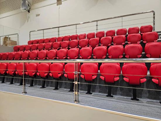 MT-2035 Tip-Up Folding Double Wall Backrest Stadium Seat