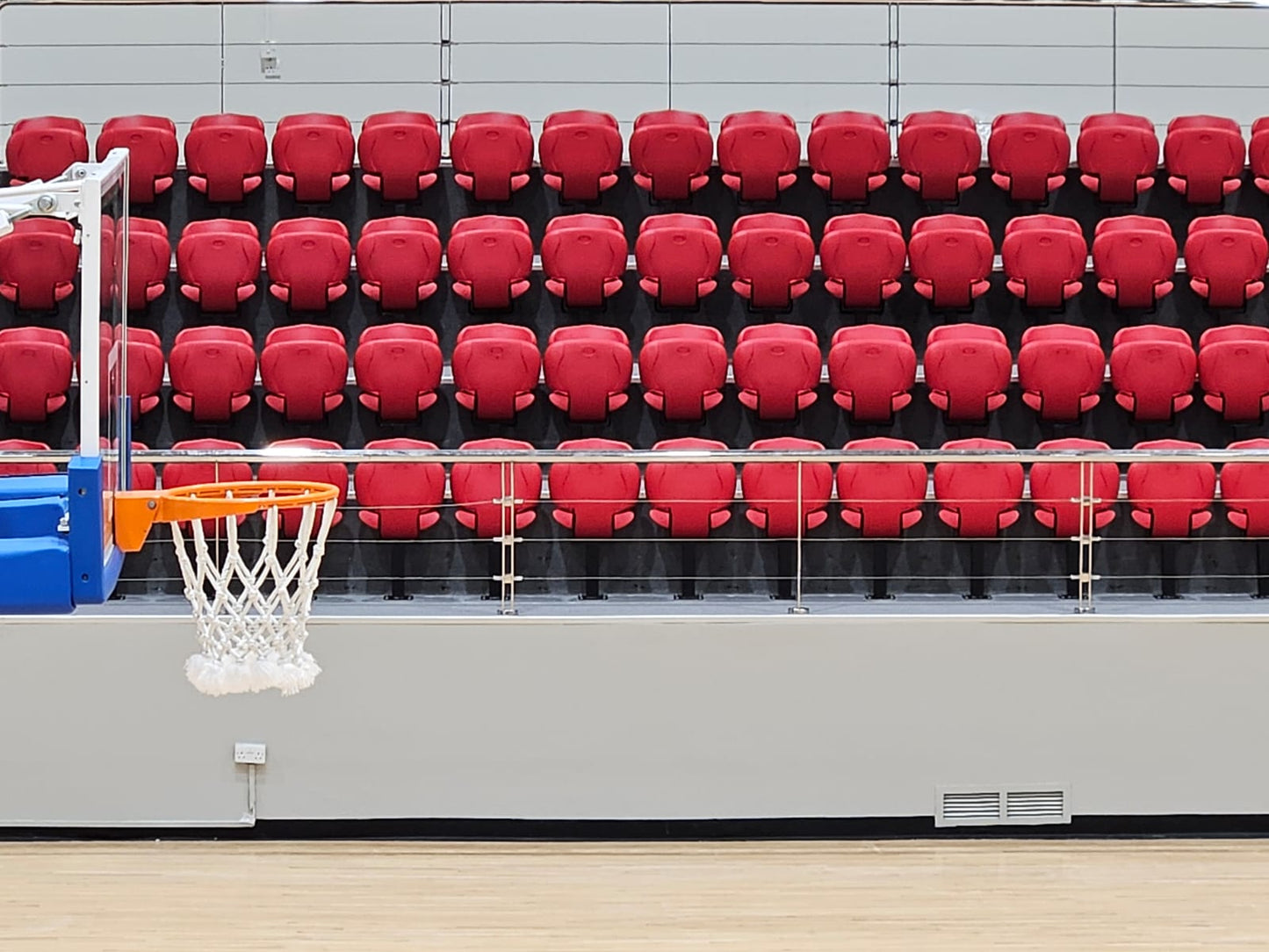 MT-2035 Tip-Up Folding Double Wall Backrest Stadium Seat